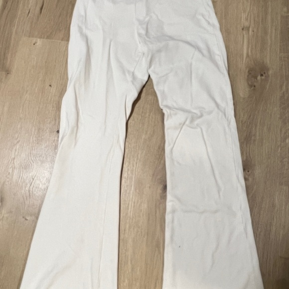 White Flared Pants - Picture 1 of 3